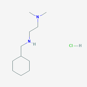 molecular formula C11H25ClN2 B1463053 (Cyclohexylmethyl)[2-(dimethylamino)ethyl]amine hydrochloride CAS No. 1210954-59-8
