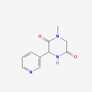 1-Methyl-3-pyridin-3-ylpiperazine-2,5-dione