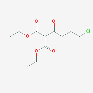 molecular formula C11H17ClO5 B14630631 Diethyl (4-chlorobutanoyl)propanedioate CAS No. 54362-88-8