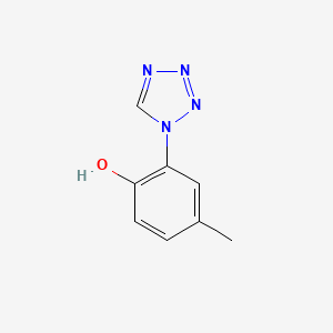 4-methyl-2-(1H-tetrazol-1-yl)phenol