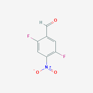 molecular formula C7H3F2NO3 B1463069 2,5-Difluoro-4-nitrobenzaldehyde CAS No. 1160474-72-5