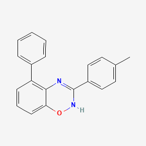 molecular formula C20H16N2O B14630746 3-(4-Methylphenyl)-5-phenyl-2H-1,2,4-benzoxadiazine CAS No. 54367-83-8