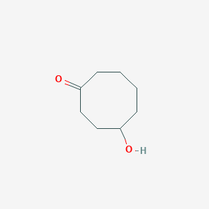 molecular formula C8H14O2 B14630747 4-Hydroxycyclooctan-1-one CAS No. 55794-44-0