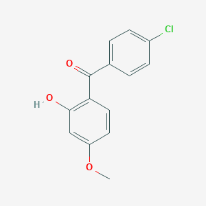 molecular formula C14H11ClO3 B146308 4'-Chloro-2-hydroxy-4-methoxybenzophenone CAS No. 85-28-9