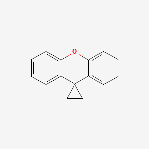 molecular formula C15H12O B14630807 Spiro[cyclopropane-1,9'-xanthene] CAS No. 56087-51-5