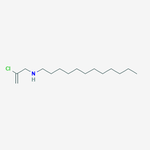 molecular formula C15H30ClN B14630886 N-(2-Chloroprop-2-en-1-yl)dodecan-1-amine CAS No. 55508-58-2
