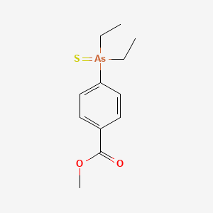 molecular formula C12H17AsO2S B14630935 Methyl 4-(diethylarsorothioyl)benzoate CAS No. 54926-21-5