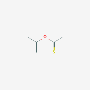 molecular formula C5H10OS B14630943 O-Propan-2-yl ethanethioate CAS No. 55613-72-4