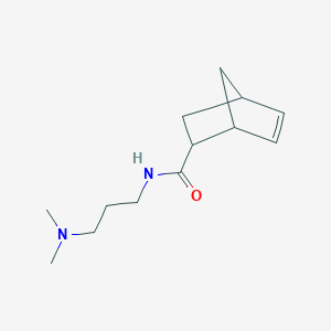 molecular formula C13H22N2O B14630958 N-[3-(Dimethylamino)propyl]bicyclo[2.2.1]hept-5-ene-2-carboxamide CAS No. 52838-46-7