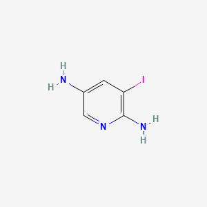 molecular formula C5H6IN3 B1463097 2,5-二氨基-3-碘吡啶 CAS No. 1125410-09-4