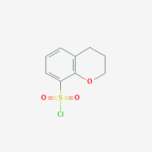 molecular formula C9H9ClO3S B1463105 Chroman-8-sulfonyl chloride CAS No. 1048970-15-5