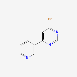 molecular formula C9H6BrN3 B1463110 4-Bromo-6-(pyridin-3-yl)pyrimidine CAS No. 1159818-78-6