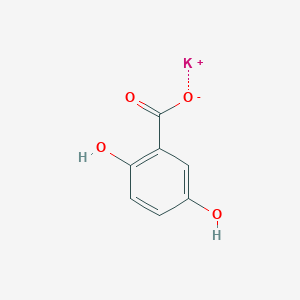 molecular formula C7H5KO4 B14631132 Potassium 2,5-dihydroxybenzoate CAS No. 52843-95-5