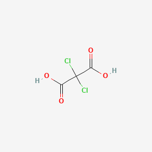 molecular formula C3H2Cl2O4 B14631229 Dichloropropanedioic acid CAS No. 56857-23-9