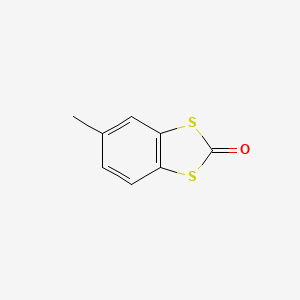 molecular formula C8H6OS2 B14631232 5-Methyl-2H-1,3-benzodithiol-2-one CAS No. 54199-73-4