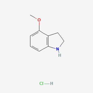 molecular formula C9H12ClNO B1463134 4-Methoxyindoline hydrochloride CAS No. 90609-70-4