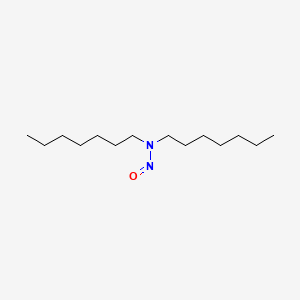 molecular formula C14H30N2O B14631374 N,N-diheptylnitrous amide CAS No. 54986-34-4