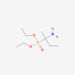 molecular formula C8H20NO3P B14631379 Diethyl (2-aminobutan-2-yl)phosphonate CAS No. 53753-42-7