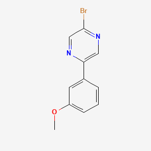 2-Bromo-5-(3-methoxyphenyl)pyrazine
