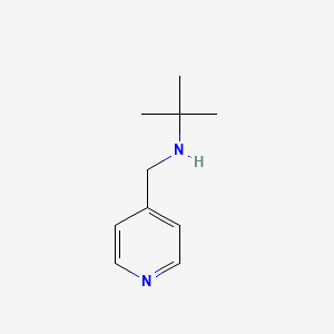 2-methyl-N-(pyridin-4-ylmethyl)propan-2-amine
