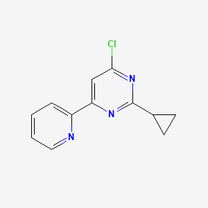4-Chloro-2-cyclopropyl-6-(pyridin-2-yl)pyrimidine
