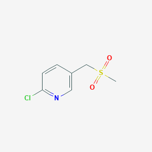 2-Chloro-5-[(methylsulfonyl)methyl]pyridine