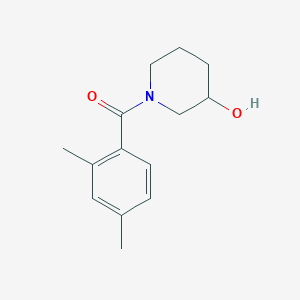 molecular formula C14H19NO2 B1463151 1-(2,4-二甲基苯甲酰)哌啶-3-醇 CAS No. 1090597-58-2