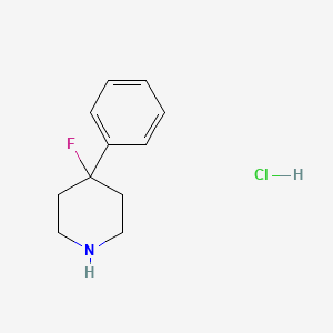 molecular formula C11H15ClFN B1463153 4-Fluoro-4-phenylpiperidine hydrochloride CAS No. 1056382-25-2