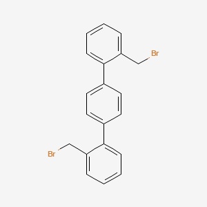 molecular formula C20H16Br2 B14631547 2,2''-Bis(bromomethyl)-p-terphenyl CAS No. 53092-65-2