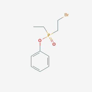 molecular formula C10H14BrO2P B14631694 Phenyl (2-bromoethyl)ethylphosphinate CAS No. 56542-07-5