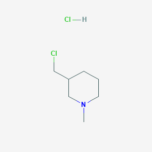 molecular formula C7H15Cl2N B146317 3-Chloromethyl-1-methylpiperidine hydrochloride CAS No. 66496-82-0