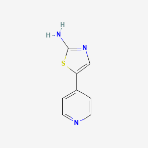 molecular formula C8H7N3S B1463170 5-(Pyridin-4-yl)thiazol-2-amine CAS No. 40353-55-7