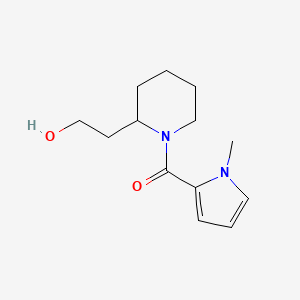 molecular formula C13H20N2O2 B1463174 2-[1-(1-methyl-1H-pyrrole-2-carbonyl)piperidin-2-yl]ethan-1-ol CAS No. 1183361-07-0