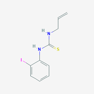 molecular formula C10H11IN2S B14631746 Thiourea, N-(2-iodophenyl)-N'-2-propenyl- CAS No. 53305-93-4