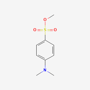 molecular formula C9H13NO3S B14631771 Methyl 4-(dimethylamino)benzene-1-sulfonate CAS No. 57270-54-9