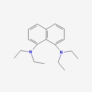 molecular formula C18H26N2 B14631828 N~1~,N~1~,N~8~,N~8~-Tetraethylnaphthalene-1,8-diamine CAS No. 53463-80-2