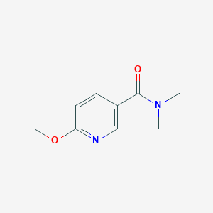 molecular formula C9H12N2O2 B1463185 6-methoxy-N,N-dimethylpyridine-3-carboxamide CAS No. 152858-19-0