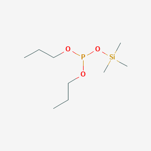 molecular formula C9H23O3PSi B14631854 Dipropyl trimethylsilyl phosphite CAS No. 55755-15-2