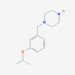 molecular formula C14H22N2O B1463186 1-(3-Isopropoxybenzyl)-piperazine CAS No. 1181722-00-8