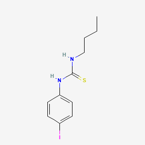 molecular formula C11H15IN2S B14631887 Thiourea, N-butyl-N'-(4-iodophenyl)- CAS No. 53305-97-8