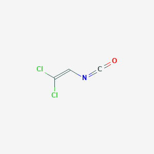 molecular formula C3HCl2NO B14631891 Ethene, 1,1-dichloro-2-isocyanato- CAS No. 56020-32-7