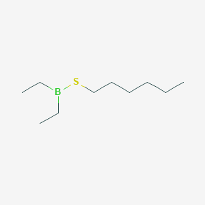 molecular formula C10H23BS B14631907 Diethyl(hexylsulfanyl)borane CAS No. 55951-86-5
