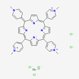 molecular formula C44H36Cl5MnN8 B1463191 Mn(III) meso-Tetra (N-methyl-4-pyridyl) porphine pentachloride CAS No. 125565-45-9
