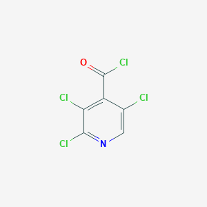 molecular formula C6HCl4NO B1463194 2,3,5-Trichloropyridine-4-carbonyl chloride CAS No. 1221791-81-6