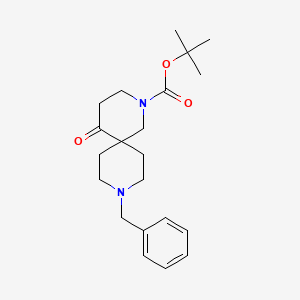 Tert-butyl 9-benzyl-5-oxo-2,9-diazaspiro[5.5]undecane-2-carboxylate