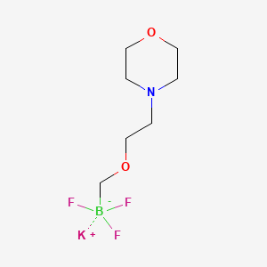 molecular formula C7H14BF3KNO2 B1463213 Potassium [2-(morpholin-4-YL)ethoxy]methyltrifluoroborate CAS No. 910251-18-2