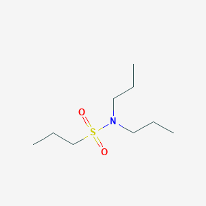 molecular formula C9H21NO2S B14632380 N,N-dipropylpropane-1-sulfonamide CAS No. 57547-95-2