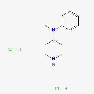 molecular formula C12H20Cl2N2 B1463242 N-甲基-N-苯基哌啶-4-胺二盐酸盐 CAS No. 904677-46-9