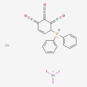 molecular formula C21H14CoI3O3PSn+ B14632428 CID 78063297 