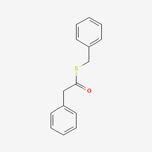 molecular formula C15H14OS B14632489 S-benzyl 2-phenylethanethioate CAS No. 54829-40-2